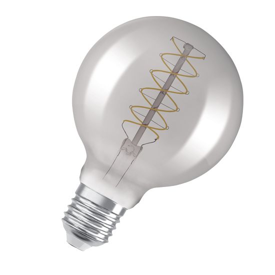 Vintage 1906 LED CLASSIC SLIM FILAMENT Globe DIMMABLE 7.8W 818 Smoke E27