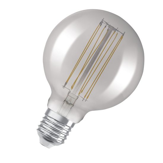 Vintage 1906 LED CLASSIC SLIM FILAMENT Globe DIMMABLE 11W 818 Smoke E27