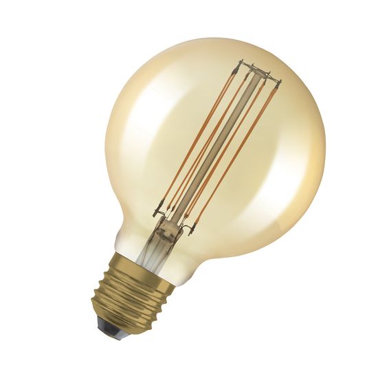 Vintage 1906 LED CLASSIC SLIM FILAMENT Globe DIMMABLE 5.8W 822 Gold E27