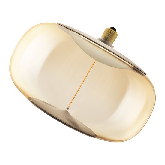 VINTAGE 1906 LED BIG DECORATIVE BULB WITH FILAMENT-MAGNETIC STYLE DIMMABLE 12W 818 Amber E27