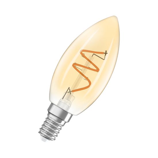Vintage 1906 LED CLASSIC A,B,P SLIM FILAMENT DIMMABLE 3.5W 922 Gold E14