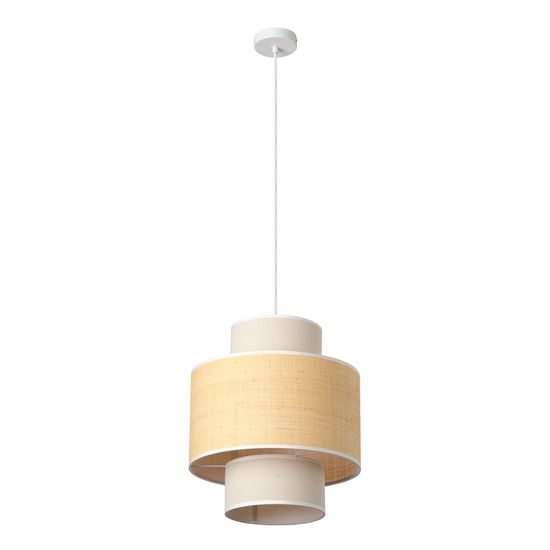Decor Wrap Cylinder Pendant E27 Beige