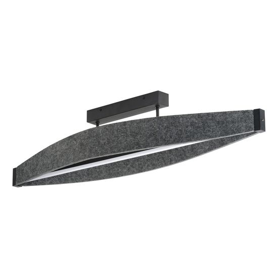 Decor Flat Felt Ceiling 23W 830 Dark Grey
