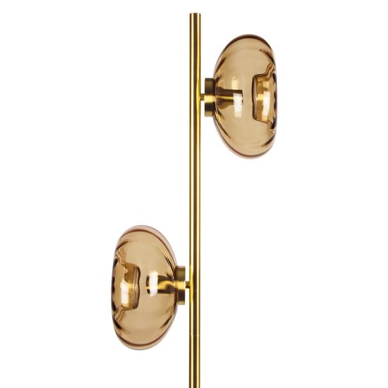 Decor Gold Glass Floor 2xE14 Gold