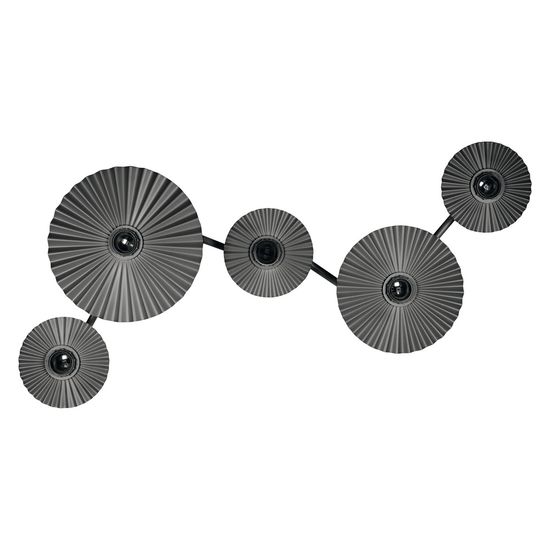 Decor Plisse 5 x E27 Dark Grey