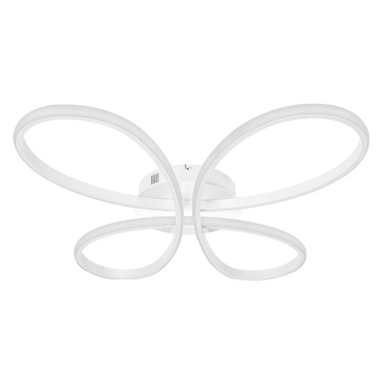 Decor Butterfly Ceiling 40W Tunable White DIM Remote Control White