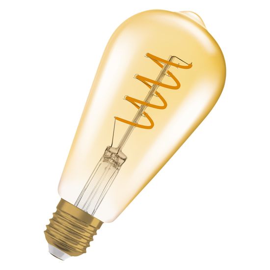 Vintage 1906 LED EDISON 4W 820 Gold E27