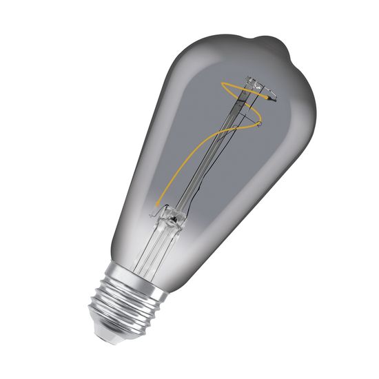 Vintage 1906 LED CLASSIC A, Globe and EDISON 3.4W 818 Smoke E27