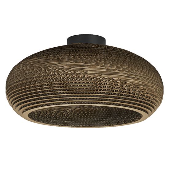 Decor Cardboard Drop Ceiling E27 Brown