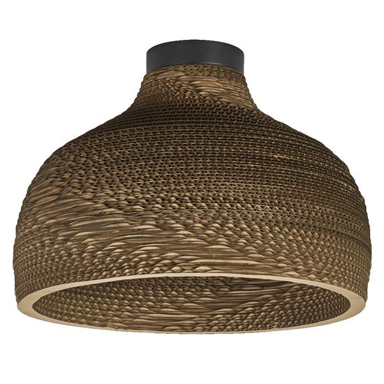 Decor Cardboard Hat Ceiling E27 Brown