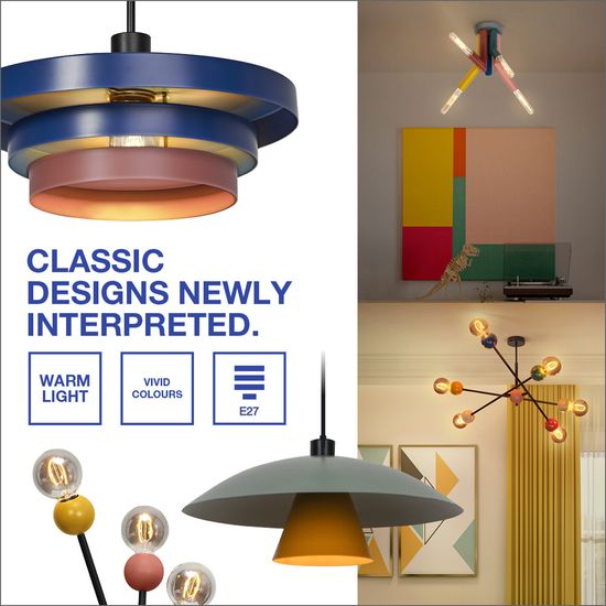Decor Bubble Pendant 6XE27 Multicolor