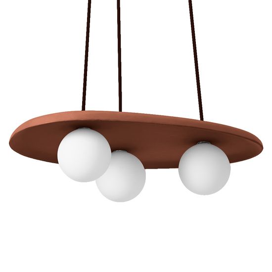 Decor Clay Nest Pendant 3XG9 Brown