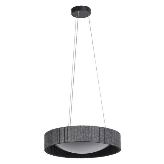 Decor Felt Cylinder Pendant 28W 830 Dark Grey