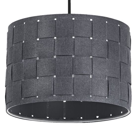 Decor Felt Weaving Pendant 280 mm E27 Dark Grey