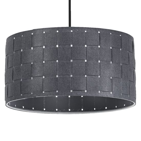 Decor Felt Weaving Pendant 380 mm E27 Darke Grey