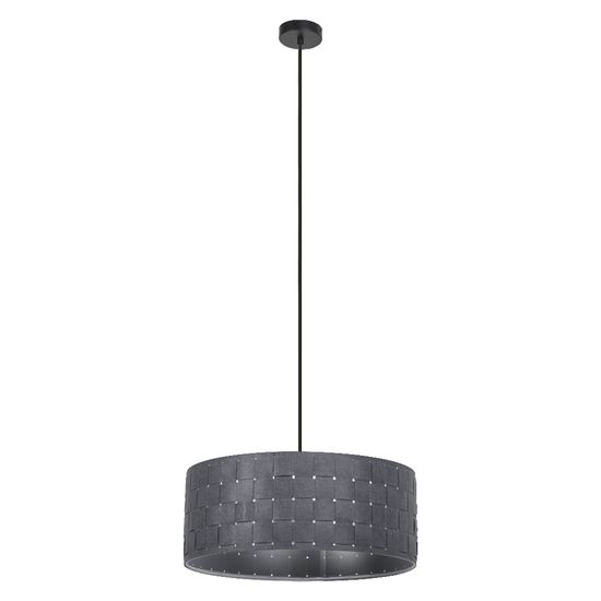 Decor Felt Weaving Pendant 480 mm 3XE27 Dark Grey