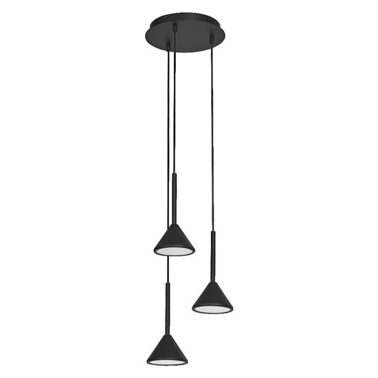 Decor Fuji 3XPendant PL 13W 930 Black