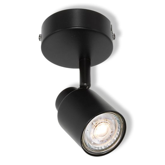 LED SPOT PRIMAL BLACK 1XGU10 ROUND BLACK