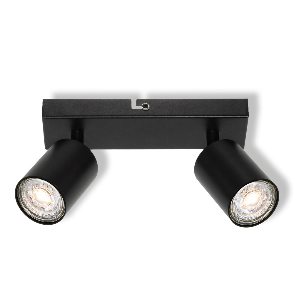 LED SPOT ELEMENTAL BLACK 2XGU10 BLACK