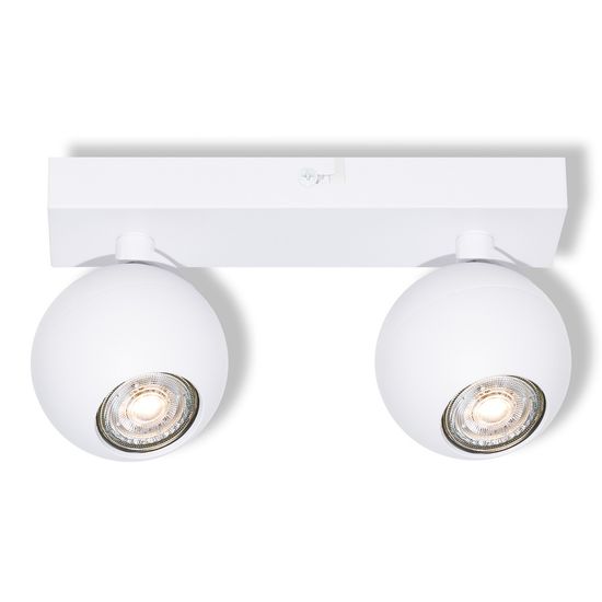 LED SPOT SPHERAL WHITE 2XGU10