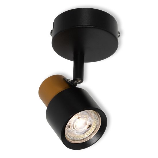 LED SPOT SECTORAL BLACK 1XGU10