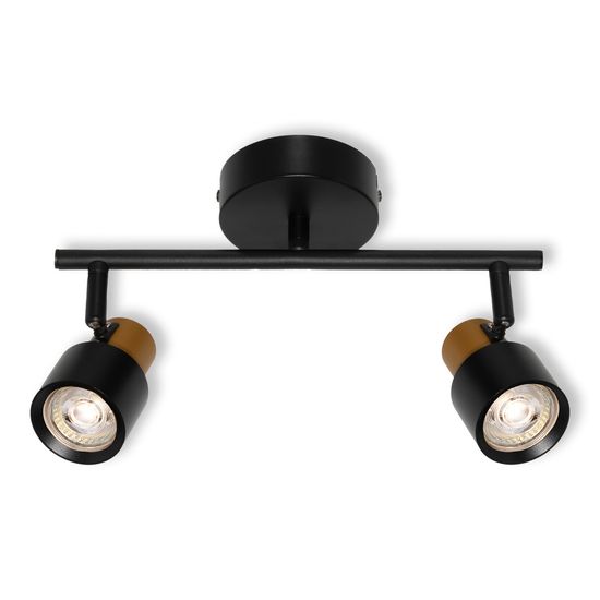 LED SPOT SECTORAL BLACK 2XGU10