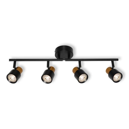 LED SPOT SECTORAL BLACK 4XGU10