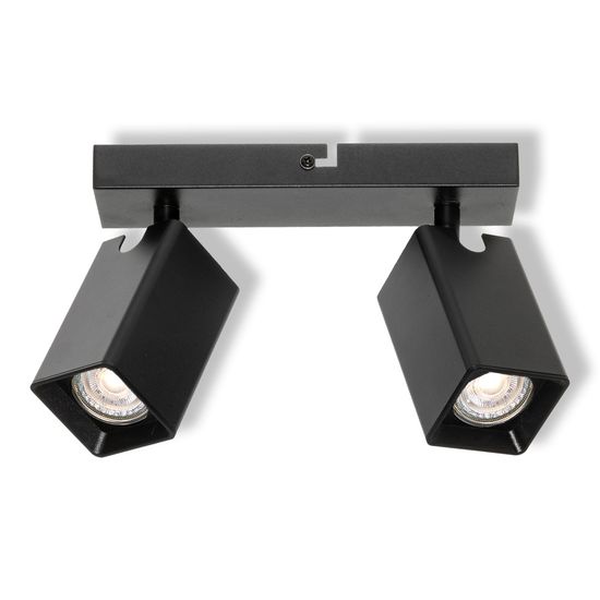 LED SPOT ANGULAR BLACK 2XGU10