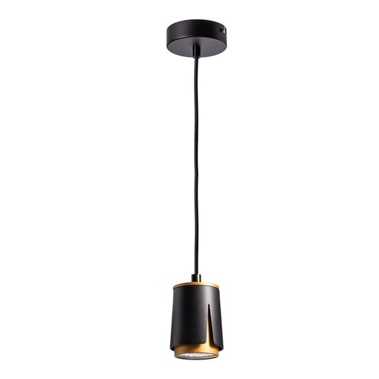 LED SPOT COLLAR BLACK 1XGU10 PENDANT