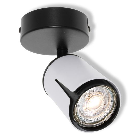 LED SPOT COLLAR WHITE 1XGU10 ROUND