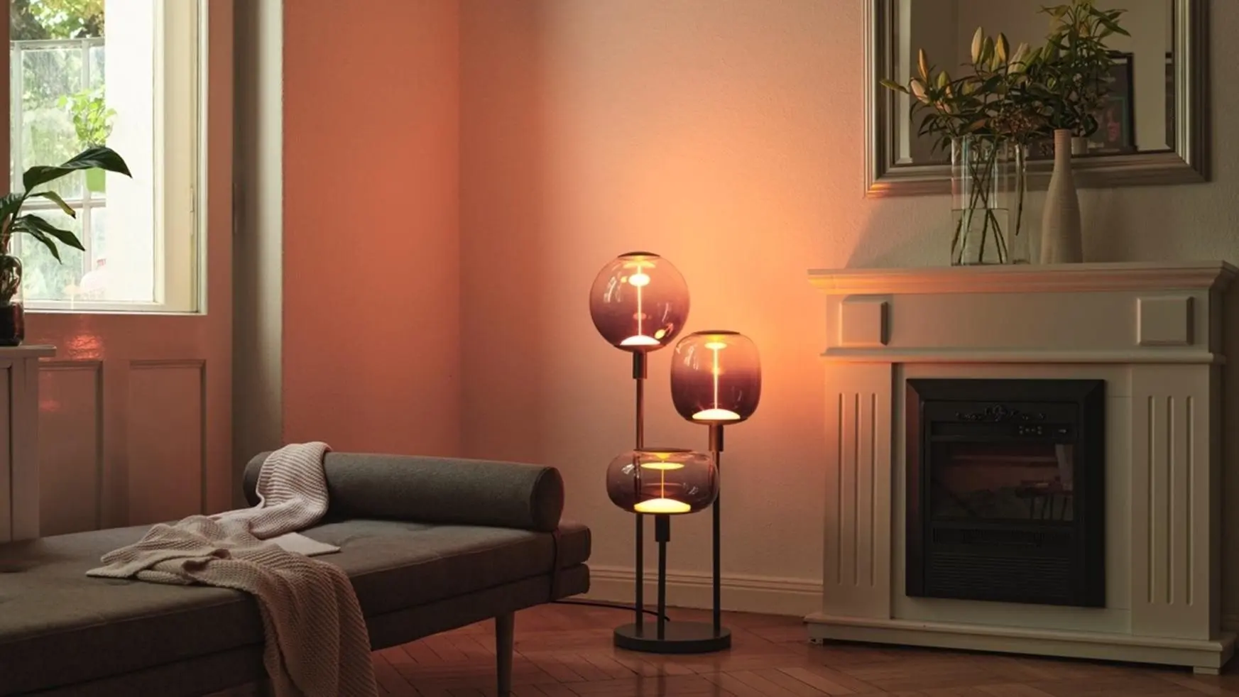 Серия Decor Stick Floor Dark Grey на OSRAM в интериор