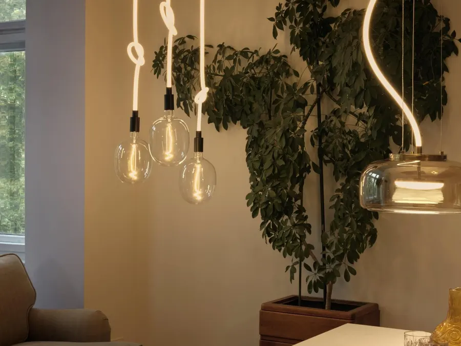 Серия Decor Glow Pendulum на OSRAM в интериор